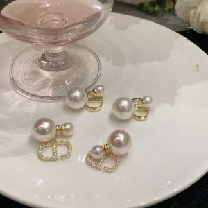Pearls and Crystals Earrings in Gold EUR571