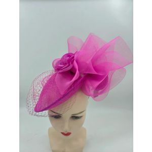 Mesh Bow & Flower Race Day & Wedding Occasion Fascinator